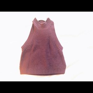 Kendall & Kylie Cropped Sweater Tank